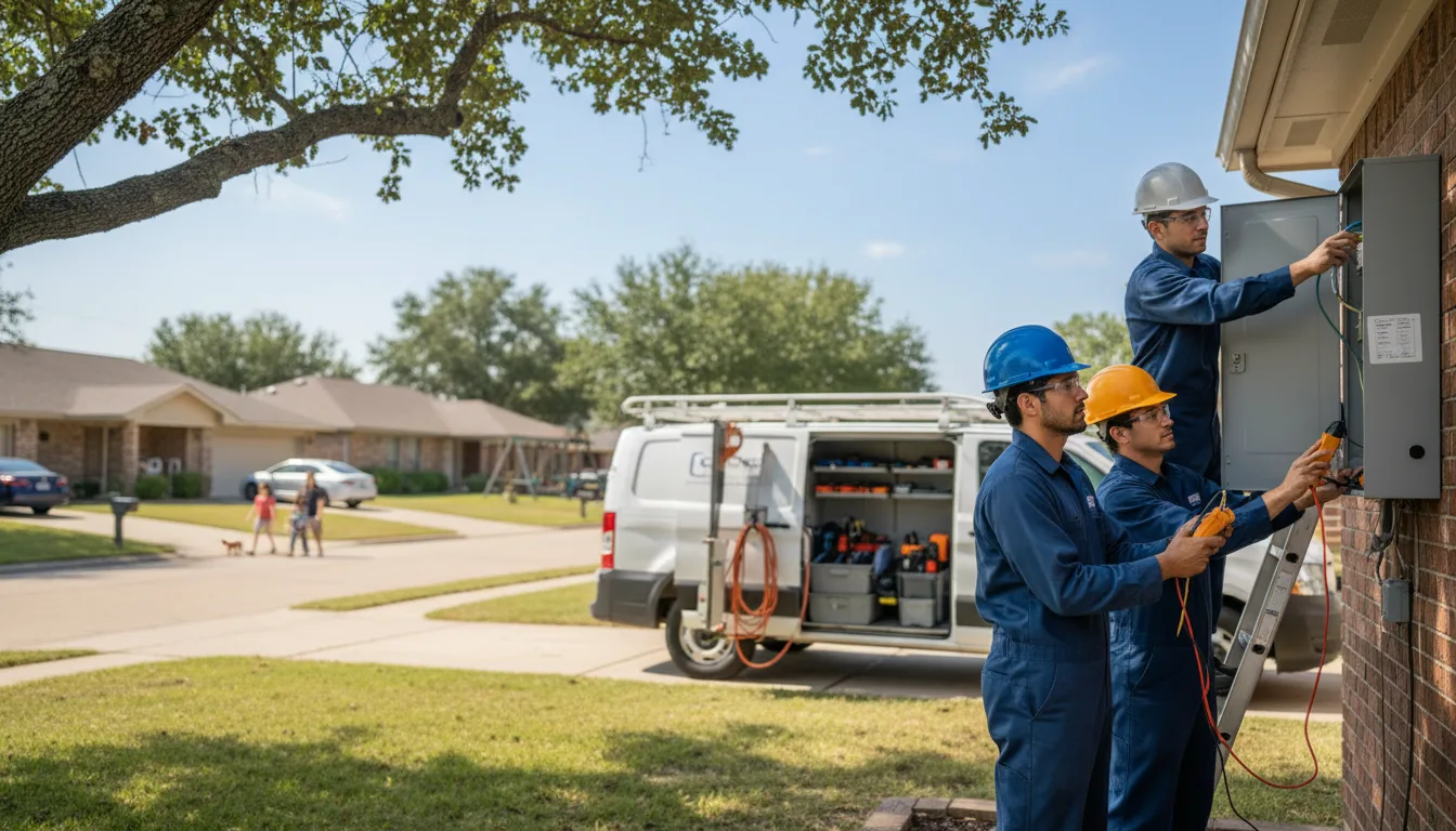 Certified electrician providing emergency electrical services in Beldenville, WI